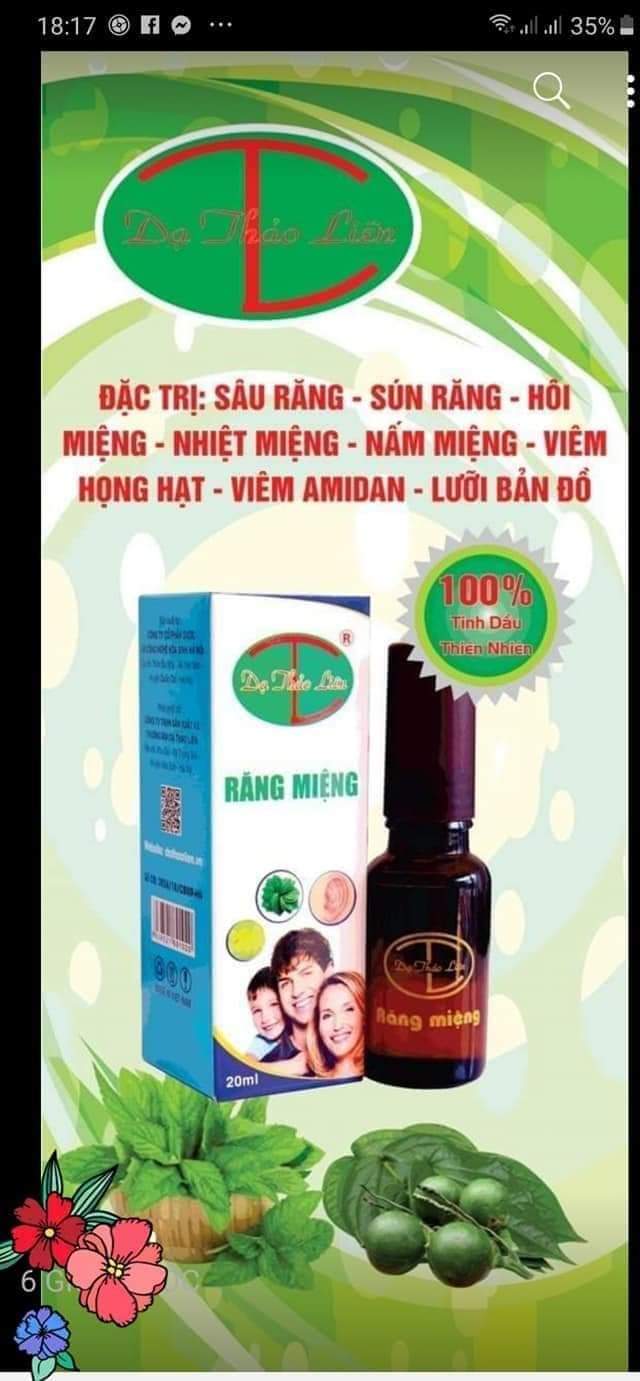 Tình dầu răng miệng